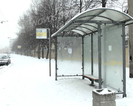 Автобусная остановка рядом с ЖК «Александрия», Декабрь 2012
