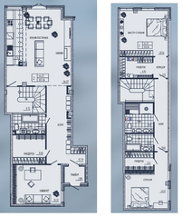 ЖК «Маленькая Франция», планировка 3-комнатной квартиры, 203.26 м²