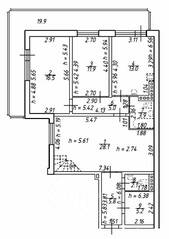 ЖК «Лисий Нос green», планировка 3-комнатной квартиры, 113.40 м²